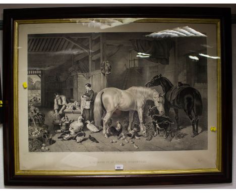 PRINT OF AN ENGLISH HOMESTEAD