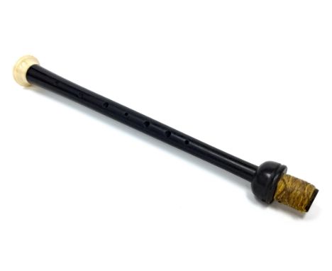SMALL PIPE CHANTER, African blackwood, in 'D' or 'C'