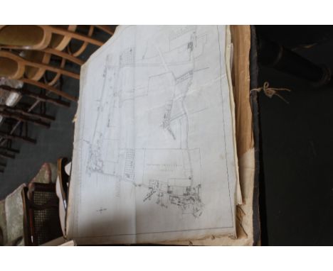 A Portfolio of L.M Austin architectural drawings to include Heston Aerodrome, Salisbury Cathedral Cloisters, various newspape