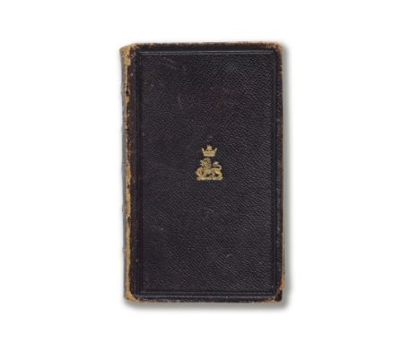 Maharajah Duleep Singh's personal copy of The Book of Common Prayer Oxford, 1863full brown morocco, embossed gold family cres