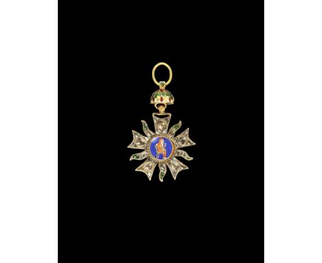 An extremely rare and fine example of the Order of the Propitious Star of the Punjab (Kaukab-i-Iqbal-i-Punjab), INSTITUTED BY