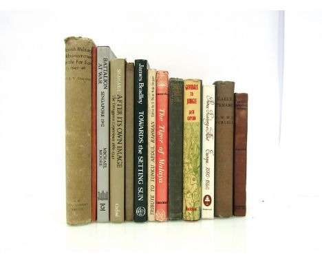 A collection of 13 titles Far East Travel, History, WW2 interest, several Malaya/Singapore/Straits Settlements including Mark