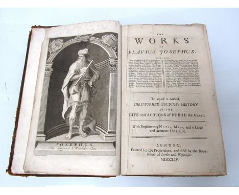 Flavius Josephus: 'The Works of Flavius Josephus:... to which is added, Christopher Noldius's History of the life and actions
