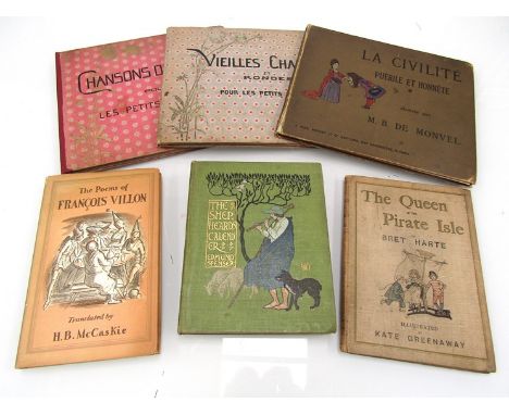 Six children's &amp; Illustrated titles including Edmund Spenser: 'The Shepheard's Calender', illustrated Walter Crane, Londo