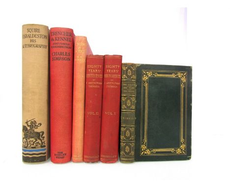 (Hunting and Sporting interest, collection of 7 volumes from the library of Sir John Ruggles Brise (1908-2007), 2nd Baronet, 