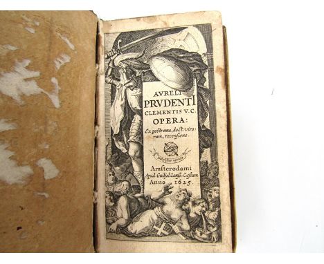 Prudentius: 'Aureli PrudentI Clementis V. C. Opera : ex postrema, doct: virorum, recensione', Amsterodami, Apud Guiljel: Jans