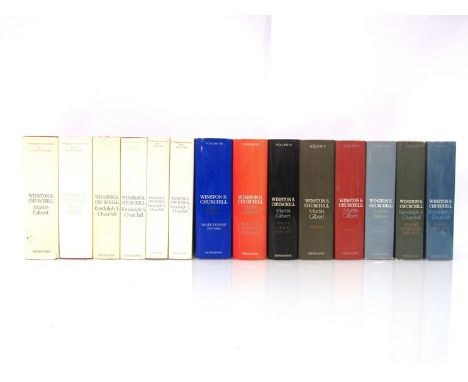 Randolph Churchill and Martin Gilbert: 'Winston S. Churchill', 1966-1988, first edition, 8 volumes, complete, plus a collecti