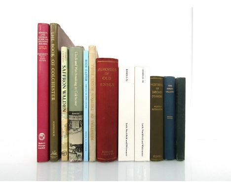 (Essex Topography &amp; History, collection of 12 titles from the library of Sir John Ruggles Brise (1908-2007), 2nd Baronet,