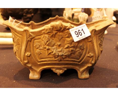 Cast iron vintage planter