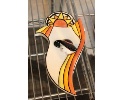 Lorna Bailey Art Deco lady wall plaque 