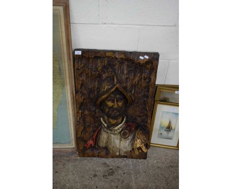 COMPOSITION WALL HANGING MODEL OF A SOLDIER PRODUCED BY VANGUARD STUDIOS, BEVERLY HILLS