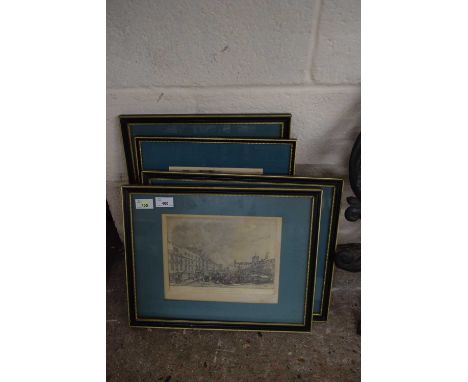 FOUR MONOCHROME PRINTS, VIEWS OF NORWICH, F/G