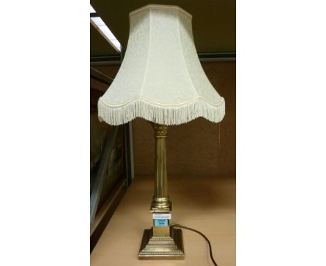 Laura Ashley Home corinthian column table lamp with shade