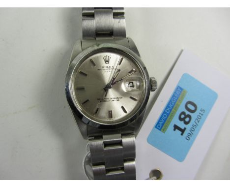 Gent's Rolex Oyster Perpetual Date Superlative Chronometer stainless steel wristwatch no 1448109 with receipt, service guaran