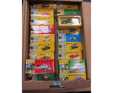 Vanguards model cars all boxed in one box