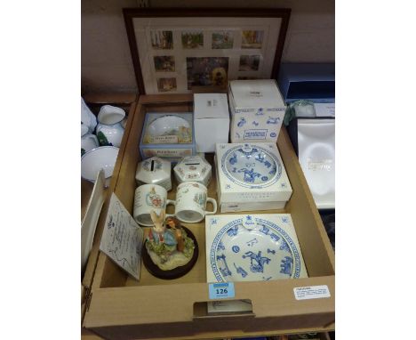Spode 'Edwardian Childhood' china, Border Fine Arts limited edition sculpture 'Peter Rabit' no.1719/1993, Wedgwood Beatrix Po