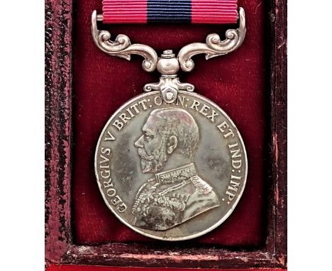 WW1 British Army Distinguished Conduct Medal to Driver Davies. Royal Field Artillery. Distinguished Conduct Medal G.V.R. Impr