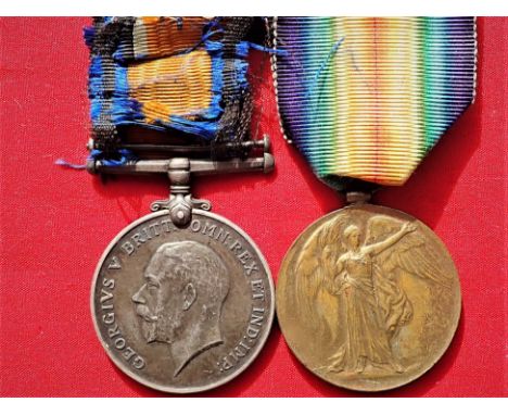 WW1 British Army medals to Private Cornwall. 2nd Battalion Devonshire Regiment. War and Victory Medal impressed named 31788 P