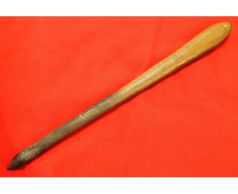 Western Australian Aboriginal small waddy and digging stick. Functional Waddy and old digging stick that doubles as a prying 