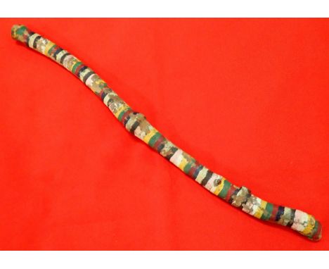 West Australian Aboriginal small painted message stick. Lovely piece of women’s tourist art. Simply painted yet intriguing as