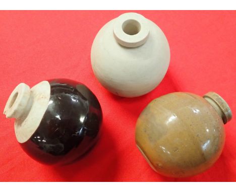 3 WW2 Japanese Army type 4 pineapple grenade by SHIGARAKI and SETO. Featured are 3 last ditch Japanese type 4 Grenade casings