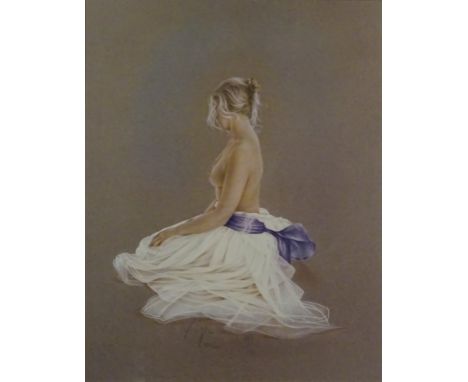 'Study in Lilac II', limited edition colour lithograph No.420/500 signed by Kay Boyce pub. Solomon & Whitehead Ltd, 2000 46cm