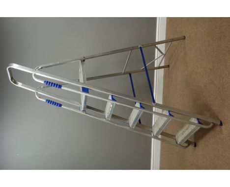 Abru folding step ladders   Condition Report   Click here for further images, condition, auction times & delivery costs