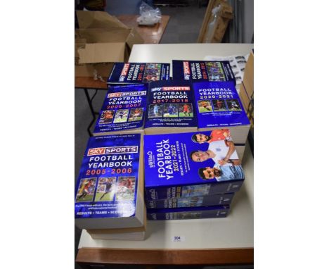 Sky Sports Football Yearbooks, 2003-2004 through to 2023-2024, 21 in total, all in clean condition