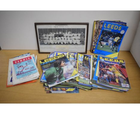 Football Programmes, Leeds United 1968-1980's including 1964 Leeds United V Nottingham Forest, 1967 Leeds United V Machester 