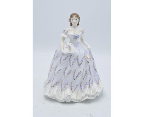 Royal Worcester limited edition lady figure The Last Waltz. In good condition with no obvious damage or restoration. 21cm tal