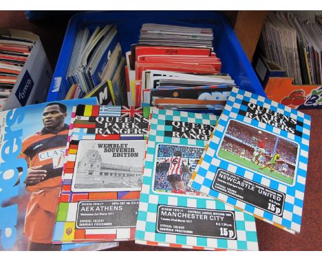 London Club Home Programmes 1960's and Later, many Arsenal, Tottenham, Fulham, Q.P.R:- One Box.