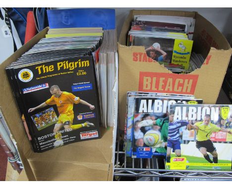 First/Last Season In The League Programmes, Rushden 2001-02, 1996-97, Yeovil 2003-04, Boston 2002-03. Kidderminster 2011-12, 