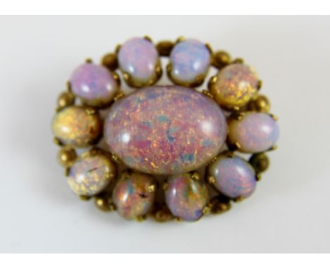 Vintage opal brooch