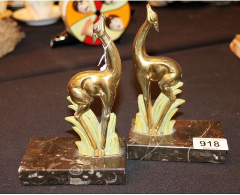 Pair of French Art Deco bookends