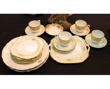 Part Noritake tea set