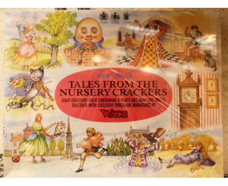 Unopened vintage box of Wade Christmas crackers containing Wade whimsies