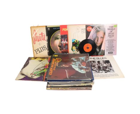 A quantity of vinyl LPS, various artists and genres, including The Rolling Stones (Love You Live), Joni Mitchell (Blue), Davi
