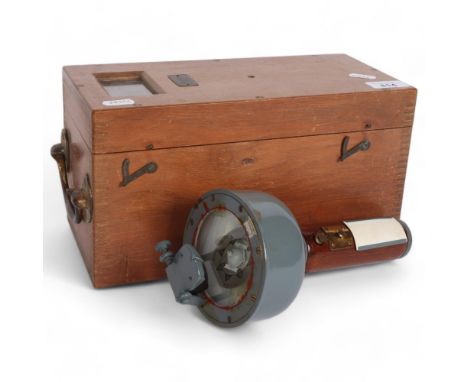 A sestrel gimballed compass, no. 35113/B, cased 
