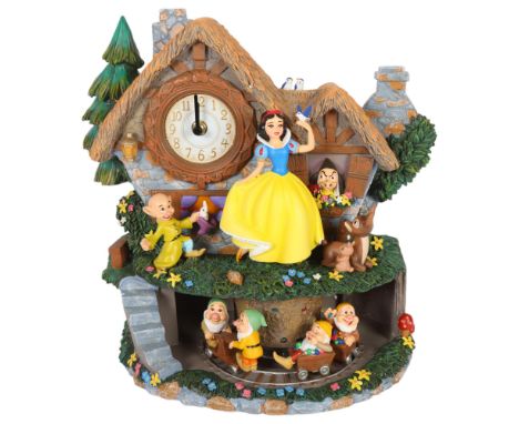 A Disney, Snow White Hidden Treasure cuckoo clock, limited edition no. 3815, in original polystyrene packaging, with associat