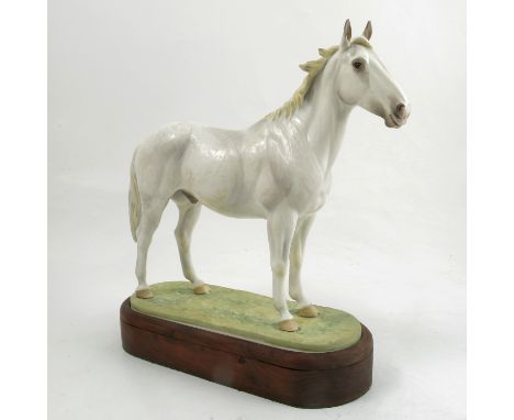 A Royal Worcester exhibition model, of a Hunter modelled by Doris Lindner, with plinth but NO certificate Condition report: G