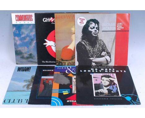 A collection of 12" singles, to include Communards - So Cold The Night, Ray Parker Junior - Ghostbusters, Howard Jones - Pear