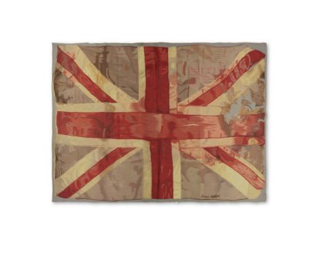 Vivienne Westwood / The Rug Company: Union Jack Aubusson Tapestry,2005,handwoven wool Aubusson of the iconic 'VW Flag', 97 1/