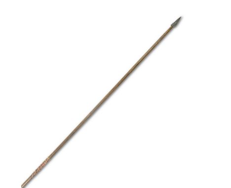 Gladiator: A spear from the chariot fight scene,DreamWorks / Universal Pictures, 2000,wooden spear with copper detailing, rub