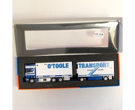 Manufacturer - Tekno | Description - Scania R Topline LZV combi - O Toole | Stock Code - 60348 | Model Condition - 5/5 | Box 