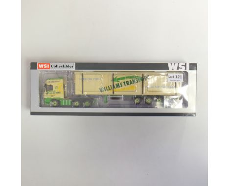Manufacturer - WSI | Description - DAF XF 105 SCC Cargo Floor Trailer - Williams Transport | Stock Code - 02-1101 | Model Con