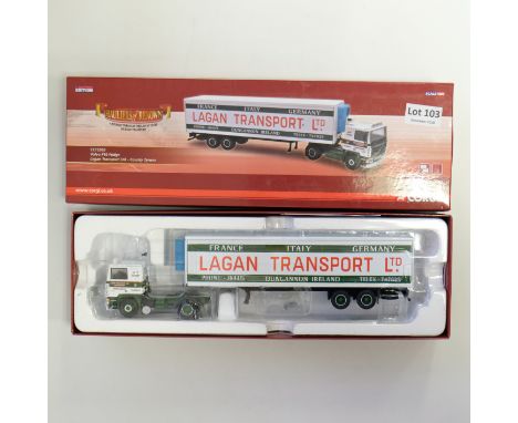 Manufacturer - Corgi | Description - Volvo F10 Reefer Trailer - Lagan Transport Ltd | Stock Code - CC15503 | Model Condition 