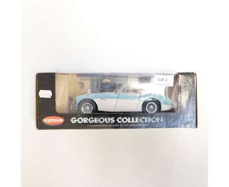 Manufacturer - Kyosho | Description - Austin Healey 3000MK-II Green-White | Stock Code - 08142GW | Model Condition - 5/5 | Bo