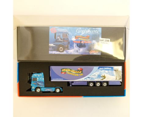 Manufacturer - Tekno | Description - DAF XF Reefer Trailer - McAuliffe | Stock Code - 67950 | Model Condition - 5/5 | Box Con