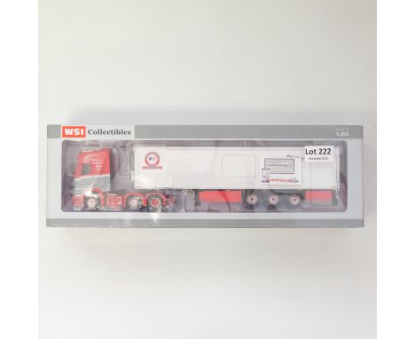 Manufacturer - WSI | Description - MB MP4 Reefer Trailer - Wetter Transport | Stock Code - 01-1327 | Model Condition - 5/5 | 