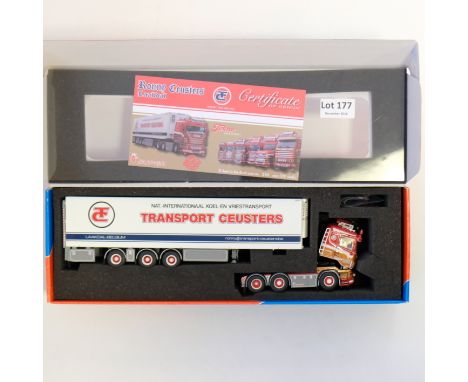 Manufacturer - Tekno | Description - Scania R Reefer Trailer - Ronny Ceusters | Stock Code - 60027 | Model Condition - 5/5 | 